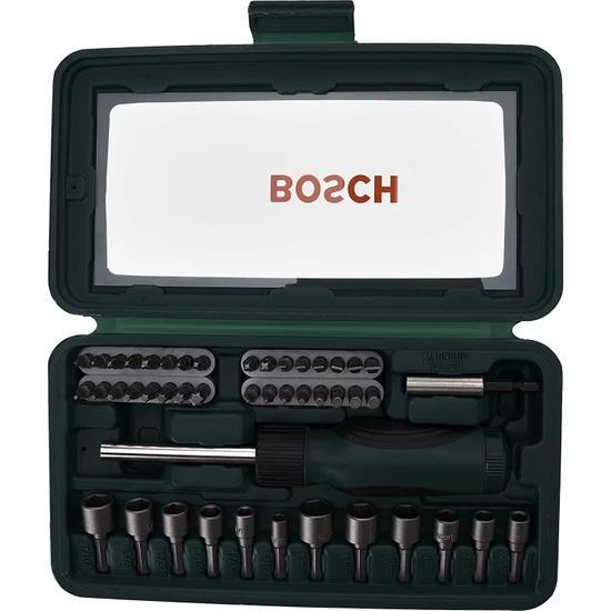 Bosch 2607019504 Çok Amaçlı Tornavida Seti 46 Parça