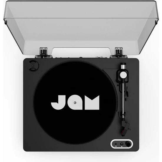 Jam Spun Out Bluetooth Turntable Pikap Siyah HX-TT400-BKA