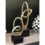 2Adam1Dekor Küçük Yüzük Obje Gold