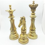 2Adam1Dekor 3'lü Satranç Takımı Gold