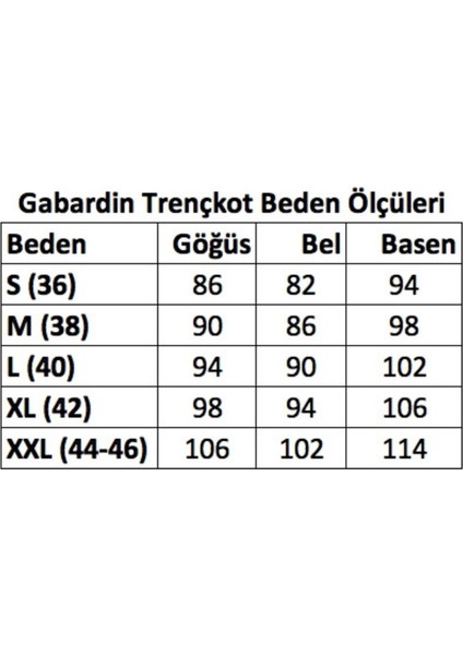 Pamuk Gabardin Midi Kadın Trençkot 1113