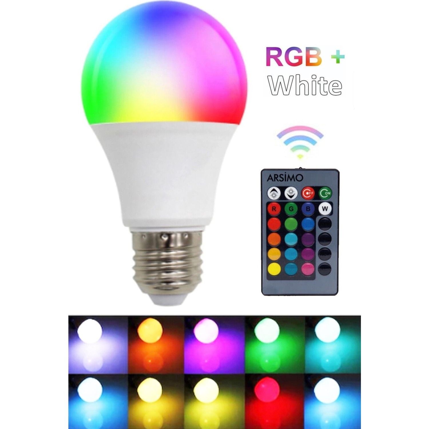 classiy home 10 w kumandali rgb white led ampul fiyati