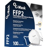 Global N95 5 Katlı Ffp2 Maske Tek Tek Paketli