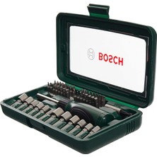 Bosch 46 Parça Tornavida Vidalama Lokma Uçlu Aksesuar Seti - 2607019504