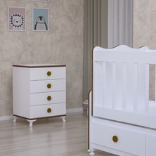 Garaj Home Elegant Yıldız 3 Kapaklı Bebek Odası Takımı-Sümela