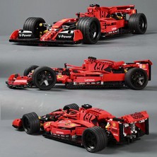 Love Home Ferrari F1 Formula Yarışı  Yapı Taşları ile Uyumlu Teknoloji Bulmaca Montaj Oyuncak Yetişkin (Yurt Dışından)