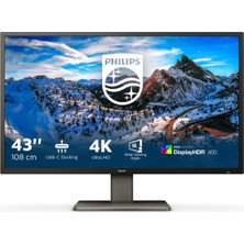 Philips 439P1/00 43" 60Hz 4 Ms (HDMI+Display) 4K Ultra Hd LED Monitör