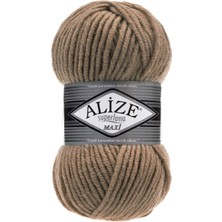 Alize Süperlana Maxi 466 Koyu Bej