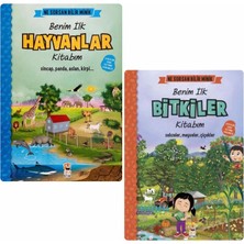 Ne Sorsan Bilir Minik 2'li Set Benim Ilk Bitkiler - Benim Ilk Hayvanlar Kitabım  -Ceren Çukadar