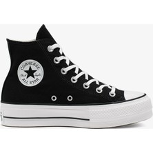 Converse Chuck Taylor All Star Lift Hi Kadın Platform Siyah Sneaker 560845C.001