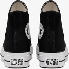 Converse Chuck Taylor All Star Lift Hi Kadın Platform Siyah Sneaker 560845C.001