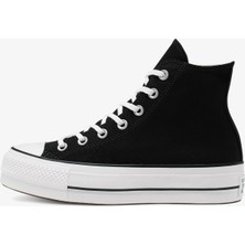 Converse Chuck Taylor All Star Lift Hi Kadın Platform Siyah Sneaker 560845C.001