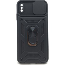 Nettech Apple iPhone Xs Max Uyumlu Kızaklı Panzer Seri Silikon Kılıf