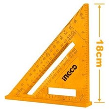 Ingco Açılı Üçgen Cetvel