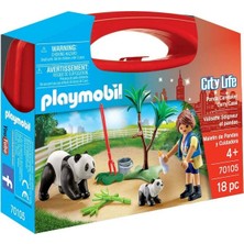 Playmobil Panda Caretaker Carry CASE70105
