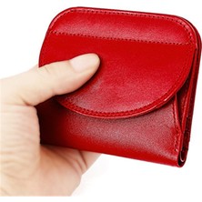 İyi Çanta Kadınlar Içın Cüzdan Vintage Hakiki Deri Kadın Cüzdanı Kore Moda Bozuk Para Cüzdanı Kart Sahibi Rfıd Küçük Cüzdanlar Portfel Damski (Yurt Dışından)
