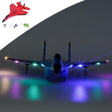 Sharplace Uzaktan Kumandalı Gece Lambalı Planör Düzlemli Uçak - Sarı (Yurt Dışından)