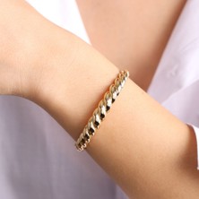 Sembol Gold Kelepçe Altın Bilezik Füzyon