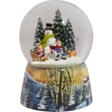 Kakosan Müzikli Biblo 57011 Snow Globe Building A Snowman
