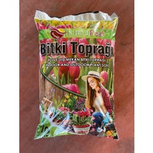 Naturel Peat İç ve Dış Mekan Bitki Toprağı Torf Saksı Toprağı 50 lt 5'li