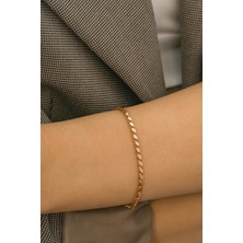 Yavuz Kuyumculuk Altın Pullu Halep Bileklik Orta