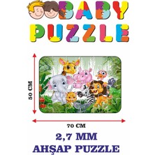 Lipyos Sevimli Hayvanlar Dev Parçalı Eğlenceli Puzzle 50X70 cm Puzzle