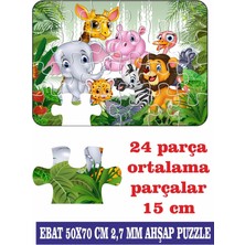Lipyos Sevimli Hayvanlar Dev Parçalı Eğlenceli Puzzle 50X70 cm Puzzle