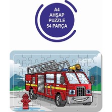 Lipyos 4'lü Set 54 Parça Ahşap Puzzle