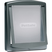 Pet Safe 777 Ef Staywell 2 Yönlü Kilitli Büyük Boy Kapı Gümüş