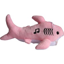 Kelebek Oyuncak Müzikli Peluş Köpek Balığı Baby Sharky 30 Cm. - Pembe