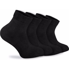 Nova Socks Kadın 4'lü Bambu Lastiksiz Sıkmayan Extra Rahat Şeker Çorabı / Çorap