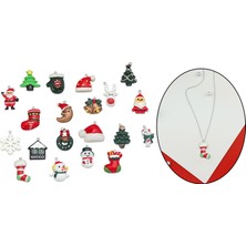 Dolity 20 Adet Noel Kolye Boncuğu El Yapımı Takı Için (Yurt Dışından)