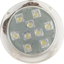 Derin 9 LED Beyaz Su Altı Lambası 12V-24V