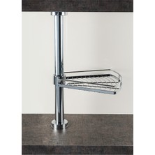 Starax Krom Köşe Döner Sepet (S-7104-C)