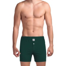 The Don Traditional Uzun Paçalı Erkek Boxer Yeşil Renk