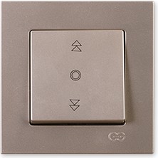 Günsan Elektrik Günsan Eqona M. Bej Jaluzi Anahtarı Tek Düğmeli