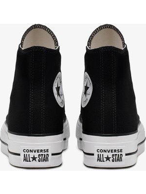 Converse Chuck Taylor All Star Lift Hi Kadın Platform Siyah Sneaker 560845C.001