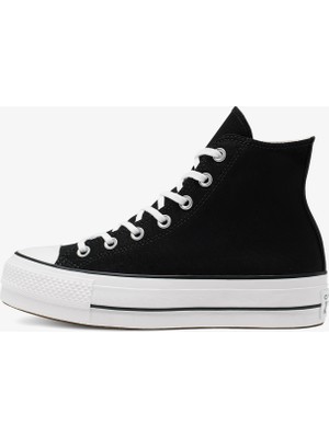 Converse Chuck Taylor All Star Lift Hi Kadın Platform Siyah Sneaker 560845C.001