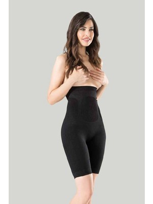 Miss Fit 1 Beden Küçülten Yüksek Bel Paçalı Korse 34389