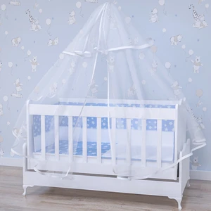 Garaj Home Elit 60X120 Uyku Seti+ Yatak+Cibinlik Beşik - Mavi