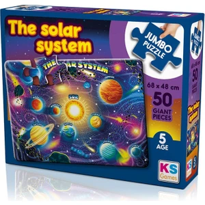 KS Games Solar Sistem Gezegen Puzzle 50 Parça JP31014