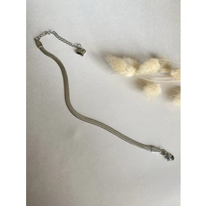 Çelik Gümüş Kaplama Italyan Zinciri Bileklik