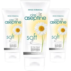 Cire Aseptine Papatya Krem Soft Tüp 75ML X3