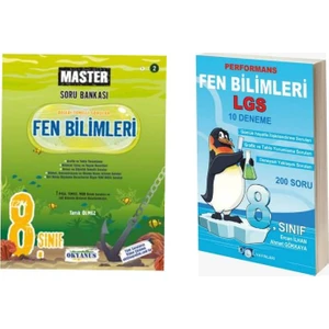Okyanus Yayınları 8. Sınıf Master Fen Soru Bankası ve Idol LGS Fen Bilimleri Deneme