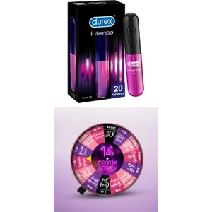 Ozzy Store Erotik Görev Çarkı ve Durex Intense Uyarıcı Jel 10 ml 20 Kullanım