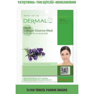 DERMAL Yatıştırıcı, Nemlendirici Bitki Özlü Kolajen Maske 23 gr