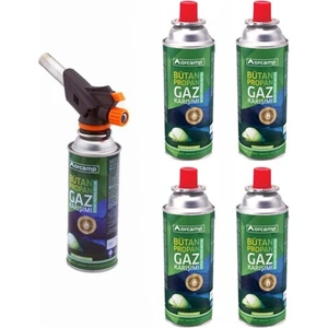 Kamp Kartuş Tüp 227 gr Çakmaklı Pürmüz Set 5'li