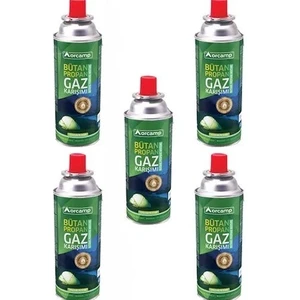 Orgaz Kamp Kartuş Tüp 227 gr Orcamp 5'li Paket