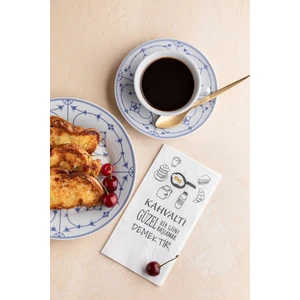 Napkin Store Baskılı Peçete Kahvaltı Sunum 33 x 33 cm 24'lü