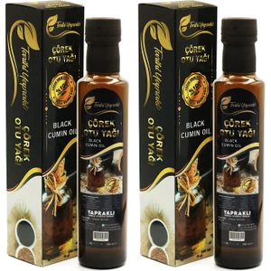 Tarihi Yapraklı Soğuk Pres Çörekotu ( Çörek Otu ) Yağı 2 x 250 ml